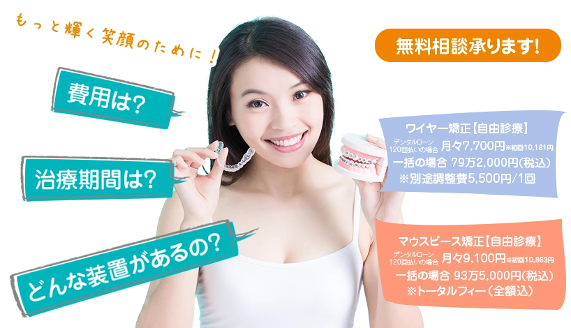 アップル歯科の歯列矯正