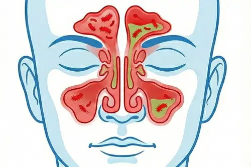 副鼻腔炎イメージ