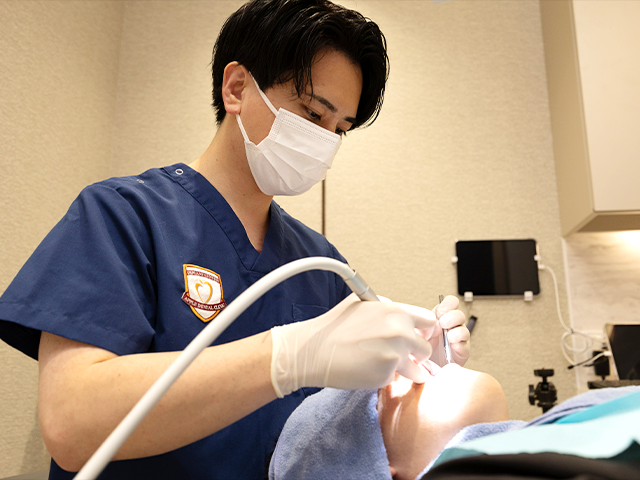 銀歯の治療前後の比較